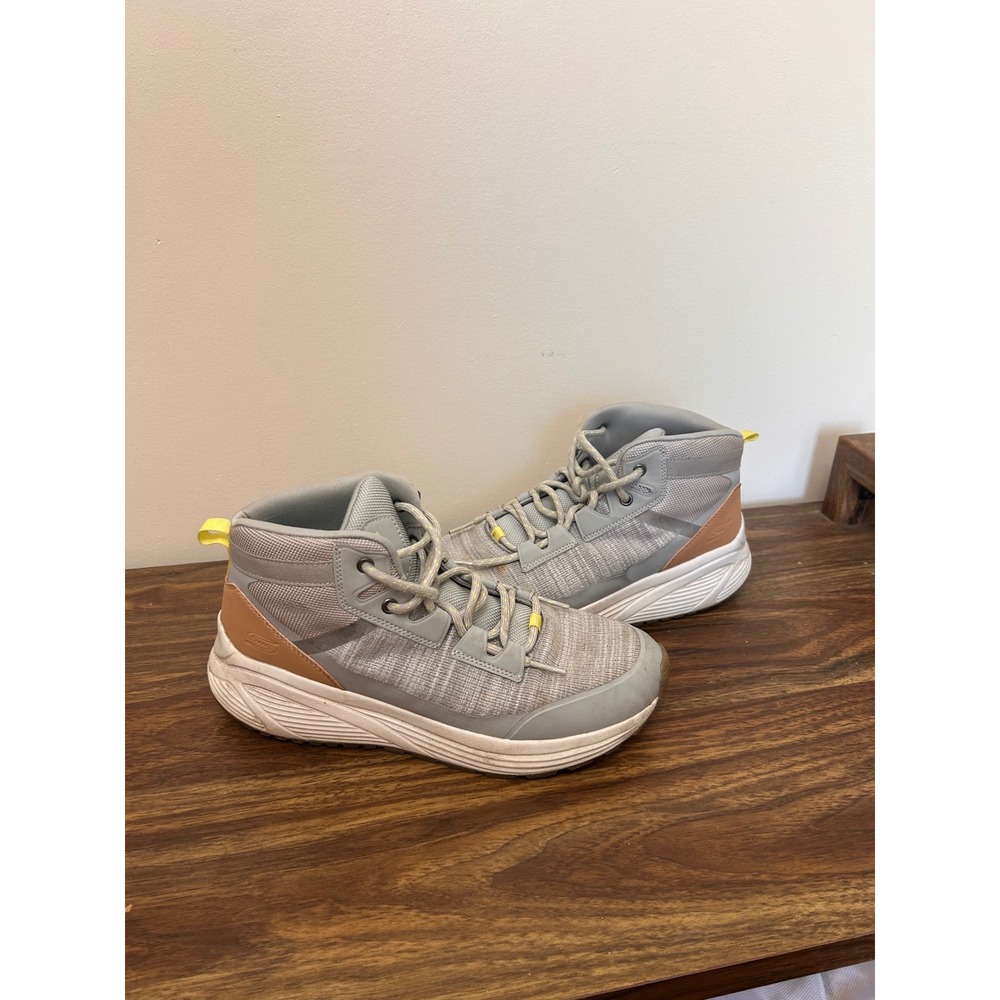 Skechers BOBS Sparrow 2.0 Allegiance Crew Grey Tan Sneakers 117058 Womens 9